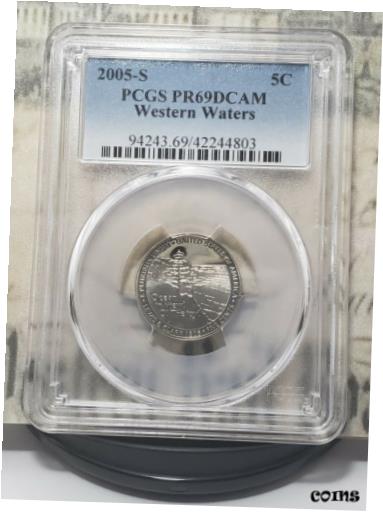 ץʡɥ꥽㤨֡ڶ/ʼݾڽա ƥ    [̵] 2005-S Jefferson Nickel - Western Waters - PCGS PR69DCAM - Nice!!!פβǤʤ47,250ߤˤʤޤ