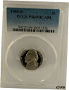 yɔi/iۏ؏tz AeB[NRC RC   [] 1985 S 5C San Francisco Mint Jefferson Proof Nickel - Graded PCGS PR69DCAM #324