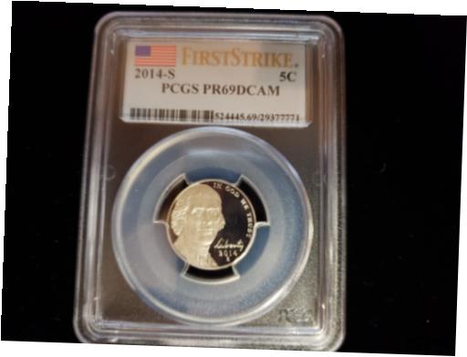 ڶ/ʼݾڽա ƥ    [̵] 2014 S JEFFERSON NICKLE PCGS PR69DCAM FIRST STRIKE 524445.69/29377771