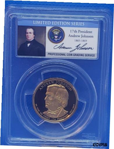 yɔi/iۏ؏tz AeB[NRC RC   [] 2011 - S Andrew Johnson Dollar PCGS PR69DCAM The Presidential Series