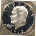  アンティークコイン コイン 金貨 銀貨  1972-S Silver Eisenhower Dollar PCGS Certified PF69 DCAM Purchased late 90's