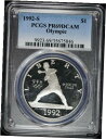 1992 S プルーフ シルバー 記念 $1 PCGS PR 69 DCAM オリンピック PF ベースボール コメム1992 S Proof Silver Commemorative $1 PCGS PR 69 DCAM Olympic PF Baseball Commem
