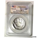 2014 D 野球殿堂 ハーフダラー PCGS MS70 ***Rev.タイさん*** #6237632014 D Baseball Hall of Fame Half Dollar PCGS MS70 ***Rev. Tye's*** #623763