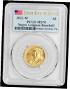 2022 W ニグロ リーグ ベースボール $5 ゴールド記念 PCGS MS70 発行初日2022 W Negro Leagues Baseball $5 Gold Commemorative PCGS MS70 FIRST DAY OF ISSUE