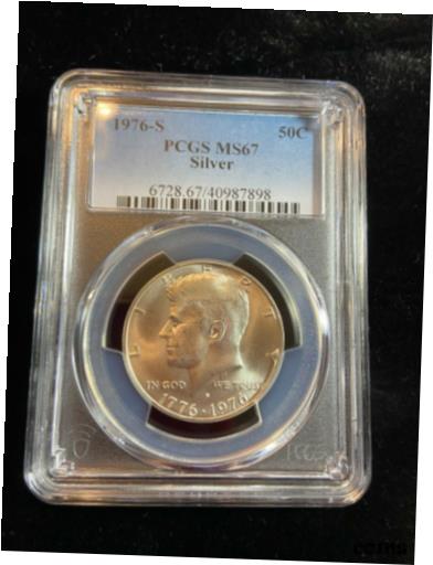 ڶ/ʼݾڽա ƥ    [̵] 1976-S Kennedy half dollar MS67 40% silver PCGS 40987898 !!!NICE!!!