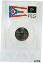 2002-P PCGS MS67 オハイオ州クォーター ビジネス ストライキ 25C2002-P PCGS MS67 Ohio State Quarter Bu...