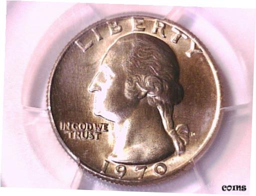 【極美品/品質保証書付】 アンティークコイン コイン 金貨 銀貨 [送料無料] 1970 D Washington Quarter PCGS MS 67 41004198