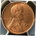 yɔi/iۏ؏tz AeB[NRC RC   [] 1945-S 1C RD Lincoln Wheat One Cent PCGS MS66RD 35720377