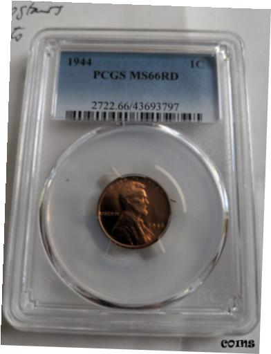  アンティークコイン コイン 金貨 銀貨  1944 RED PCGS MS-66 Lincoln BU coin uncirculated cent Whole Set Listed