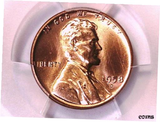 1958 D 󥫡   ڥˡ PCGS MS 66 RD 394394511958 D Lincoln Wheat C...
