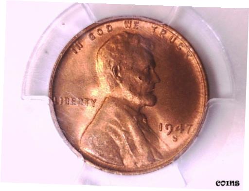 1947 S 󥫡   ڥˡ PCGS MS 66 RD 357456441947 S Lincoln Wheat C...