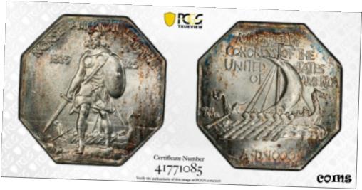 yɔi/iۏ؏tz AeB[NRC  1925 Norse-American Centennial Silver Medal PCGS MS66 CAC Thin Planchet [] #sot-wr-010943-1980