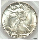 1942-D 50C MS66 PCGS/CAC 上級グレードの 302 - ウォーキング リバティー ハーフダラー1942-D 50C MS66 PCGS/CAC-ONLY 302 IN HIGHER GRADES -WALKING LIBERTY HALF DOLLAR(3)