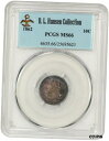 1862 10c PCGS MS66 例: D.L.ハンセン - 南北戦争の日付 - リバティ シーテッド ダイム1862 10c PCGS MS66 ex: ...