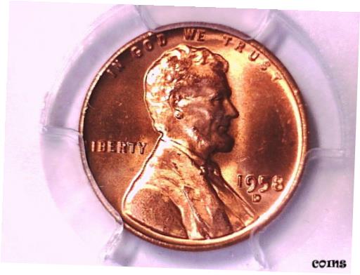 1958 D 󥫡   ڥˡ PCGS MS 65 RD 307199911958 D Lincoln Wheat C...