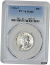 yɔi/iۏ؏tz AeB[NRC RC   [] 1936-S Washington Silver Quarter MS65 PCGS