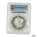 【極美品/品質保証書付】 アンティークコイン 銀貨 1890 $1 Morgan PCGS MS65DMPL Deep Mirror Proof Like gem Silver Dollar coin [送料無料] #sct-wr-010946-1004