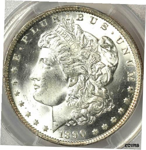 【極美品/品質保証書付】 アンティークコイン 硬貨 1890-O $1 MS65 PCGS-ONLY 103 IN HIGHER GRADES- MIRROR WHITE COLOR -MORGAN DOLLAR [送料無料] #oot-wr-010946-1585