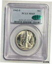 1943 S ハーフダラー PCGS MS-65 CAC1943 S Half Dollar PCGS MS-65 CAC(3)