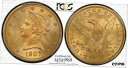 1907 年 $10 リバティ ゴールド イーグル コイン MS65 認証番号 25797818、PCGS #87631907 $10 LIBERTY GOLD EAGLE COIN MS65 CERTIFICATION #25797818, PCGS #8763(3)