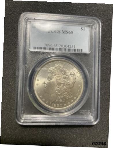 yɔi/iۏ؏tz AeB[NRC RC   [] 1880 (P) Morgan Silver Dollar $1 PCGS MS65