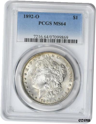 yɔi/iۏ؏tz AeB[NRC RC   [] 1892-O Morgan Silver Dollar MS64 PCGS