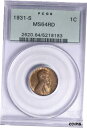 yɔi/iۏ؏tz AeB[NRC RC   [] BU RED 1931-S Lincoln Wheat Cent Penny PCGS MS64RD OGH FREE SHIPPING KNBM