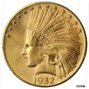 1932 10$ インディアン イーグル MS64+ PCGS1932 10$ Indian Eagle MS64+ PCGS