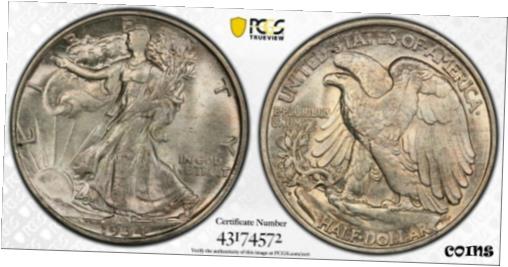 ץʡɥ꥽㤨֡ڶ/ʼݾڽա ƥ    [̵] 1934 D WALKING LIBERTY HALF DOLLAR PCGS MS64 SNOWY WHITE WITH NICE SILVERY BLOOMפβǤʤ187,250ߤˤʤޤ