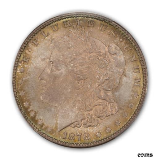 ڶ/ʼݾڽա ƥ    [̵] 1878 S$1 Morgan 7/8 TF, Rev. 78 PCGS MS64+ (CAC)