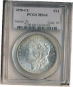 1890-CC モーガン シルバー ドル **PCGS 認定 MS 64** 送料無料!!1890-CC MORGAN SILVER DOLLAR **PCGS...