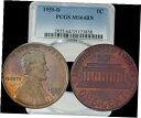 【極美品/品質保証書付】 アンティークコイン コイン 金貨 銀貨 [送料無料] 1959-D Lincoln Memorial Cent PCGS MS64 BN Dark Purple Toned