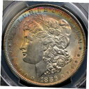 【極美品/品質保証書付】 アンティークコイン コイン 金貨 銀貨 [送料無料] 1886 MORGAN DOLLAR PCGS MS 64 WELL RIPENED APRICOT AND ..