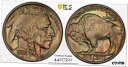 1936 D バッファロー ニッケル 5C PCGS & CAC 認定 MS 64 ミント UNC - スイートカラー (300)1936 D BUFFALO ...