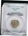1913 タイプ 2 バッファロー ニッケル PCGS MS641913 TYPE-2 BUFFALO NICKEL PCGS MS64(3)