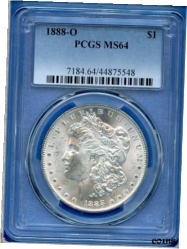 ڶ/ʼݾڽա ƥ    [̵] 1888 O PCGS MS64 Morgan Silver Dollar $1 US Mint Better Date 1888-O MS-64 PQ !