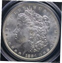 1884 O モーガン ドル PCGS MS 63 オールド グリーン ホルダー フロスティ ホワイト チーク リフレクティブ1884 O MORGAN DOLLAR PCGS MS 63 OLD GREEN HOLDER FROSTY WHITE CHEEK REFLECTIVE