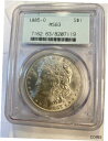1885 O モーガン シルバー ダラー 美しい輝きの 90% シルバー PCGS MS631885 O Morgan Silver Dollar Beautiful Brilliant 90% Silver PCGS MS63(3)