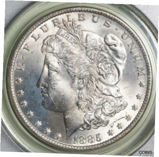 【極美品/品質保証書付】 アンティークコイン コイン 金貨 銀貨 [送料無料] 1885 O PCGS MS63 Morgan Silver Dollar Old Green Holder Item#P14249