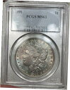 ץʡɥ꥽㤨֡ڶ/ʼݾڽա ƥ    [̵] 1891 PCGS MS63 Morgan Silver Dollar $1 - Better Date - Tougher Date With ColorפβǤʤ112,000ߤˤʤޤ