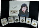 2014 野球殿堂入り ゴールド シルバー クラッド 6 コイン セット + サイン入り写真 NGC 702014 Baseball Hall of Fame Gold Silver Clad 6 Coin Set + Signed Photo NGC 70