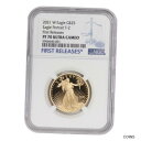 yɔi/iۏ؏tz AeB[NRC RC   [] 2021-W $25 American Gold Eagle NGC PF70UCAM First Releases Type 2 1/2 oz Proof
