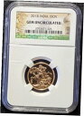 2013I インド 1SOV ゴールド ソブリン - 宝石未流通 - NGC 認定 3792671-3262013I India 1SOV Gold Sovereign - Gem Uncirculated - NGC Certified 3792671-326(3)