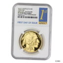 2016-W $50 バッファロー NGC PF70UCAM 発行初日 ボルチモア 24kt ゴールド プルーフ コイン2016-W $50 Buffalo NGC PF70UCAM 1st Day of Issue Baltimore 24kt Gold Proof Coin(3)