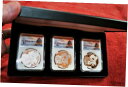 2019 (S) (Y) (G) 中国シルバーパンダ 3 コインセット、NGC MS 70 FR、TONG FANG SIG。2019 (S) (Y) (G) CHINA SILVER PANDA 3-COIN SET, NGC MS 70 FR, TONG FANG SIG.