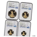 2022 ゴールド アメリカン イーグル 4 コイン セット FR PF70 ULTRA CAMEO 22EF 初回リリース2022 Gold American...