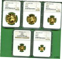 パンダ ゴールド 中国 1985 セット NGC MS 69 5 コインPANDA GOLD CHINA 1985 SET NGC MS 69 5 COINS
