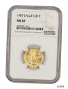 yɔi/iۏ؏tz AeB[NRC RC   [] 1987 Gold Eagle $10 NGC MS69 - American Gold Eagle AGE