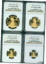 2008-W 4コイン ( $50 $25 $10 $5 ) セット ゴールド イーグル NGC PR70 プルーフ PF70 PR-702008-W 4-CO...