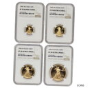 ڶ/ʼݾڽա ƥ  Set of 4 1996-W Gold Eagles NGC PF70UCAM Ultra Cameo American Proof Eagle coins [̵] #gct-wr-011000-5332